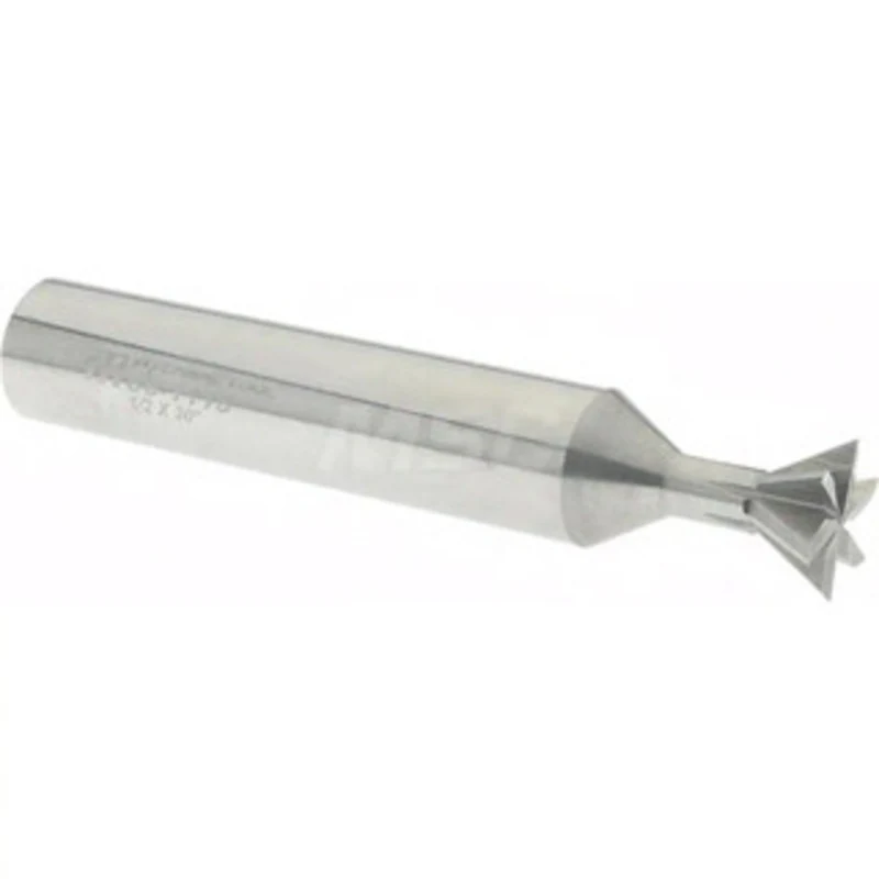 Made in USA Dovetail Cutter, 60, 1/4 Cut Width, Solid Carbide, 1/2 Shank Dia, 2-1/2 Shank Length, 3 OAL 86-1115 - 026...